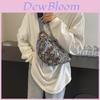 Ethnic Style Plaid Women's Chest Bag Lightweight Summer Travel Crossbody Purse