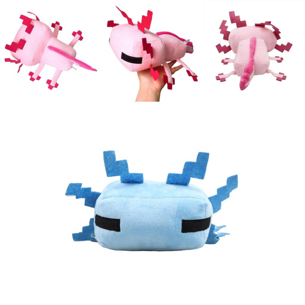 New Axolotl Cute Animal Salamander Plush Doll Hexagonal Dinosaur Doll Home Decor Gift 30cm