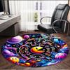 PAC Print Round Rug, Washable Floor Carpet, For Entryway Dorm Laundry Room Office Study, Home Decor Birthday Christmas Gift