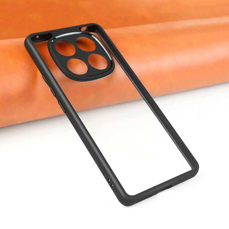 

For Xiaomi Redmi Note 14 Pro 4G Case Redmi Note 14 Pro Plus Cover TPU Frame Plastic Bumper Protective Phone Cases Redmi Note 14 Note 14 Pro Plus чёрный