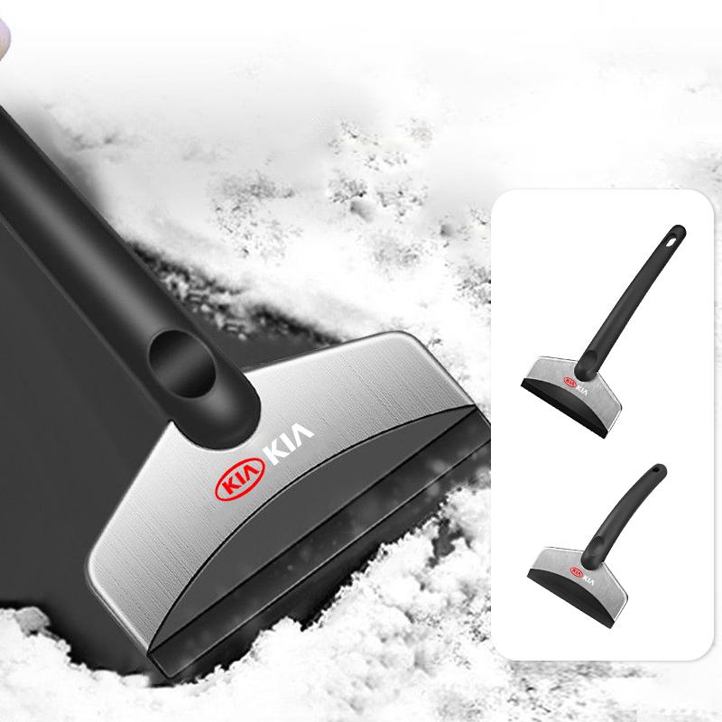 CASSX1 Car Snow Removal Scraper Snow Shovel Ice Shovel Window Cleaning Tool Microfiber Cleaning Rag Cloth For KIA K5 K2 Rio GTLIN Ceed
