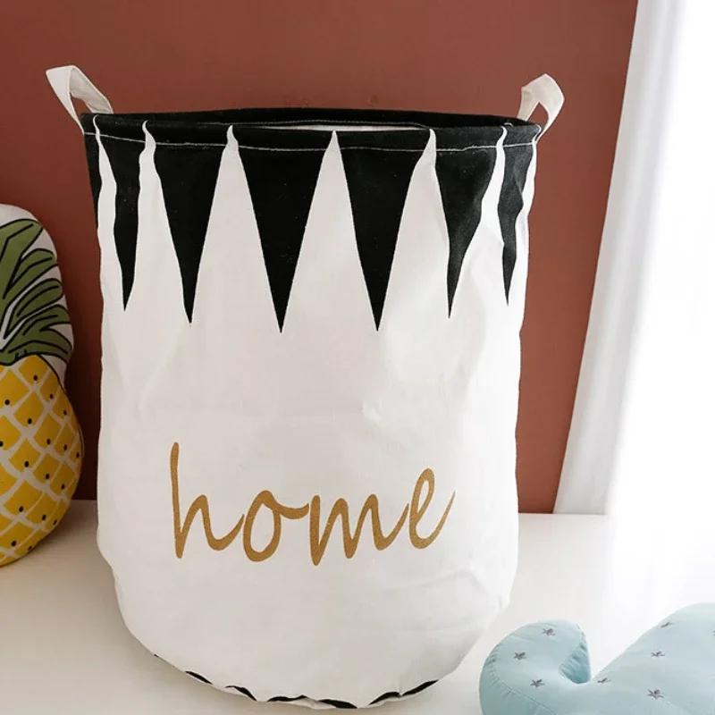 Foldable Laundry Storage Basket Clothes Storage Bag Dirty Laundry Basket Kids Toys Organizer Household Sundries Storage Canasta