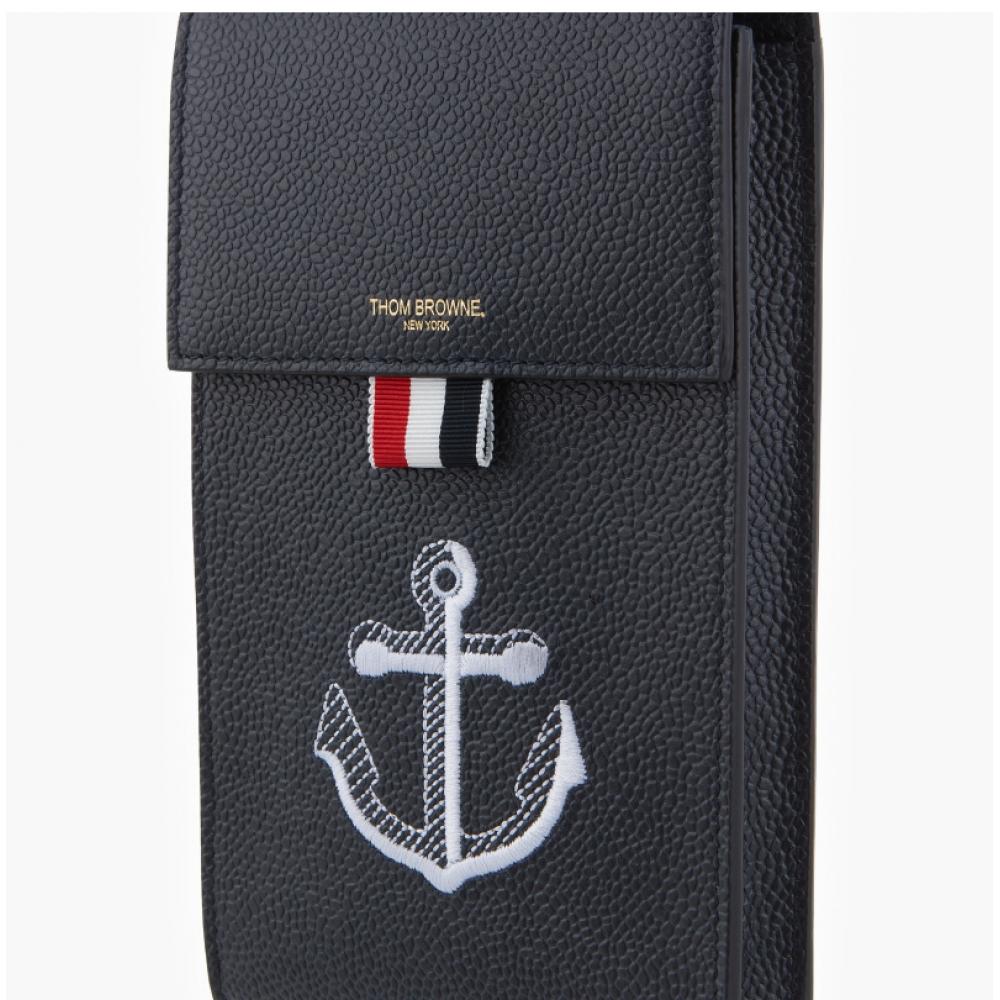 Tom Brown Uac030a 00198 415 Pebble Grain 3 Wire Tap Anchor Phone Holder Cross Bag