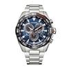 CITIZEN PROMASTER Eco-Drive Radio-Controlled Watch (Silver Business Waterproof Mens) CB5034-82L LAND Series Radio Solar Wristwatch