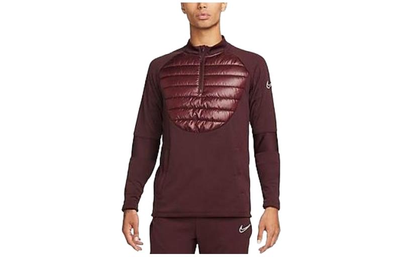 Nike Sweatshirts Men s Burgundy Stand Collar Moderate Other DC9168-652 M