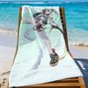 Game Dialyn Zenless Zone Zero Towel Sports Quick Dry Travel Camping Gear Sandproof Soft Light Large Beach Towel