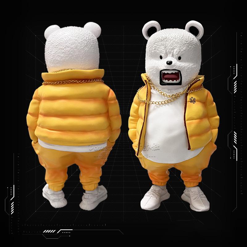 Anime One Piece Bepo Bear PVC Action Figure Anime Figure White Bear Model Toys Collection Doll Gift 15cm