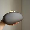 New Matte Special-shaped Goose Egg Shell Acrylic Bag, Fashionable and Simple Dinner Clutch