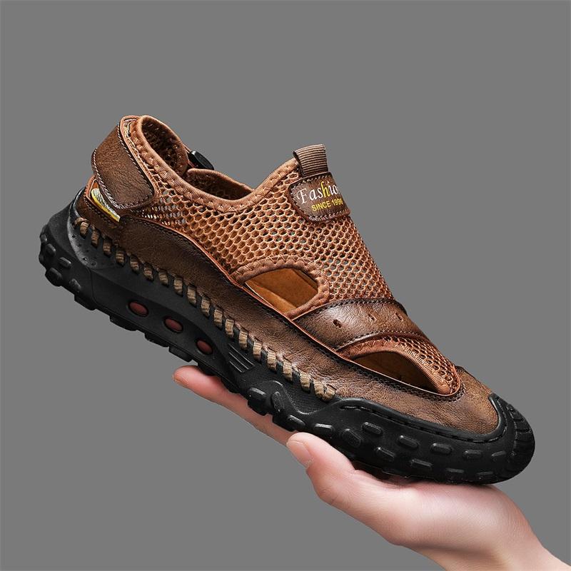 Beach Business Casual Shoes New Men Water Trekking Loafers Summer Male Comfortable Flats Classic Roman Sandals Outdoor Sneaker