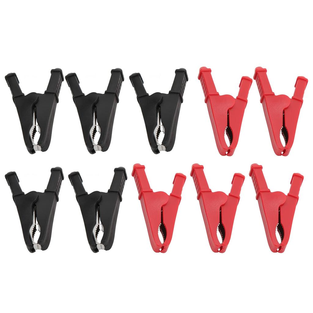 Alligator Electrical Test Wire Insulated Alligator Alligator Clip Test Lead Mini Spring Test Hook Stackable Banana Insulated Alligator Clips for