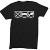 Eat Sleep Go Fishing Funny Novelty T-Shirt Men's Comedy Gift Idea
