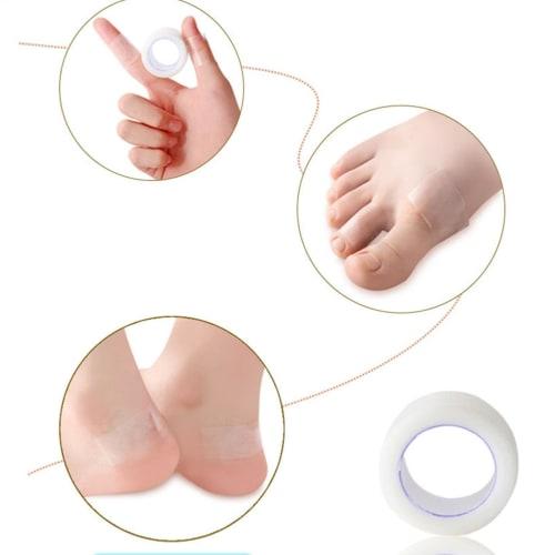 Invisible Heel Tape - 5m Foot Protection Tape Roll | Blister Tape | Foot Blister Prevention Bandages | Adhesive Blister Tape Wear-Resistant Heel Pads