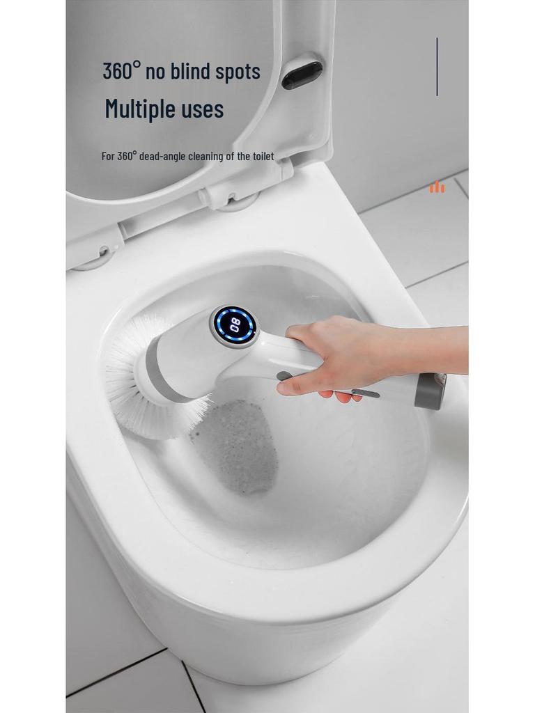 Wireless Retractable High-End Electric Cleaning Brush for Home and Bathroom