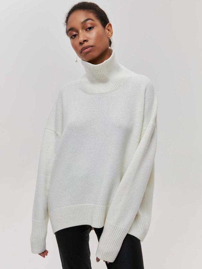 Men's Outerwear Casual Knit Sweater Long Sleeve Pullover for Women Autumn Winter Fashion