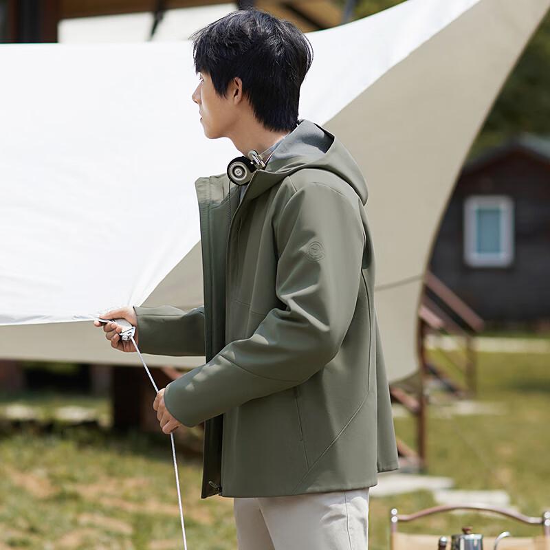 

Septwolves Men s 3-Proof Hooded Soft Shell Jacket 2XL