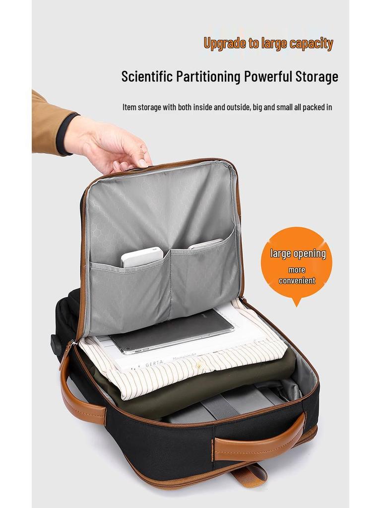 2025 Lightweight Expandable Business Laptop Backpack for Travel