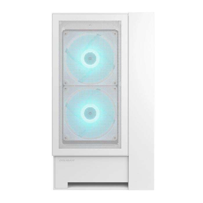 Boitier PC Gaming - COUGAR - OMNYX - Blanc - Mid-Tower ATX - 4 Ventilateurs ARGB PWM