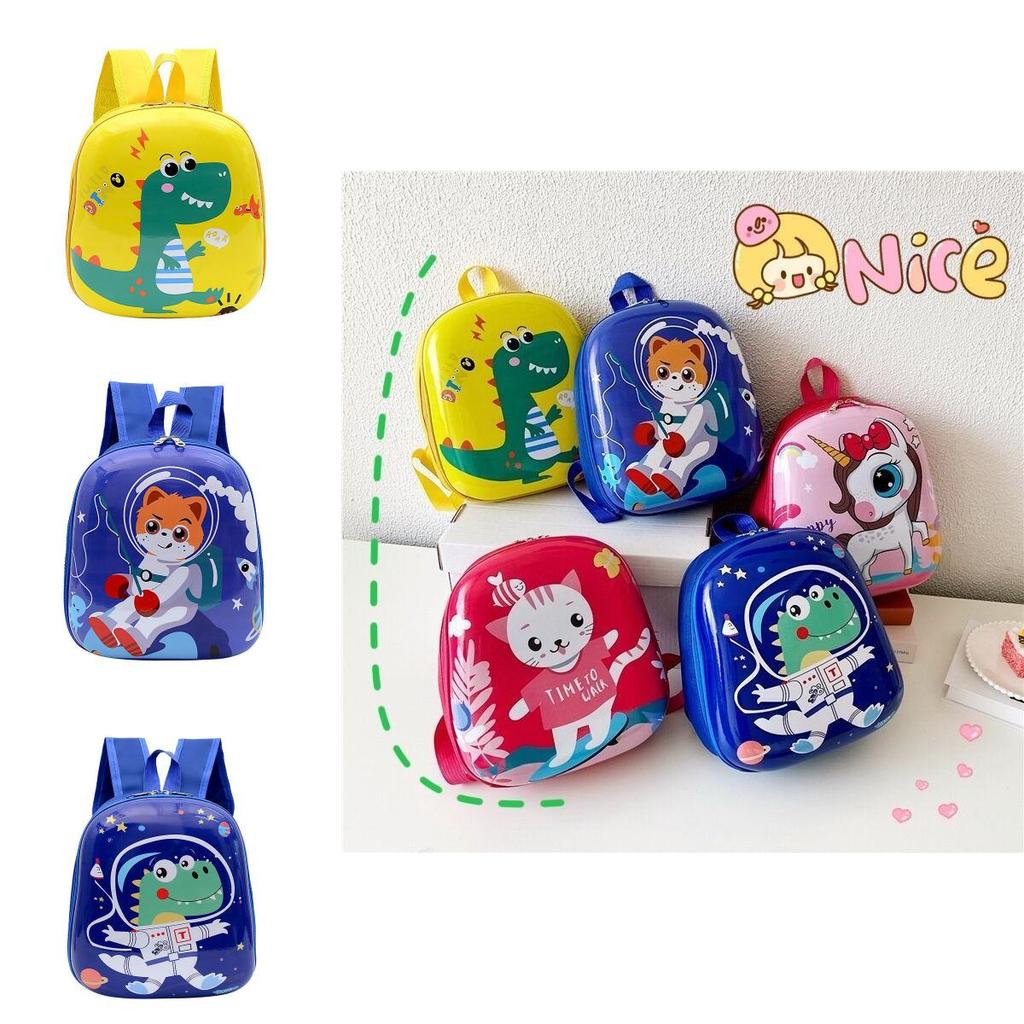 Childrens Pvc School Backpack With Animal Print And Breathable Construction For Classroom Learning