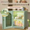 Elegant Cup and Baby Bottle Storage Rack - Dustproof Drainage for Wine Glasses and Water Cups