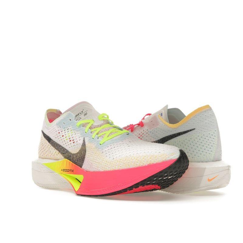 Nike ZoomX VaporFly Next% 3 Flerfarget Herresneakers Volt Hyper-Rosa Svart HQ3219-902