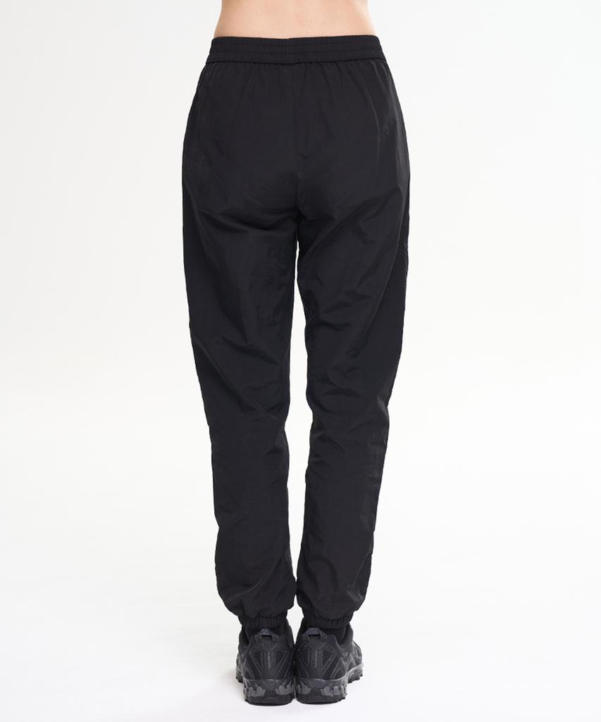 Leijibi Camp Running Sports Pants Windbreaker Jogger Pants W Black
