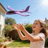 Hand- Foam Airplane, Stunt Glider, Children's Toy, Large Size (48cm, No Light).