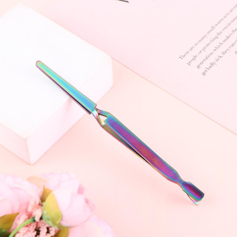 Stainless Steel Nail Shaping Tweezers For Uv Gel Tips C Curve Pinchers Sculpture Clip Nail Art Tools