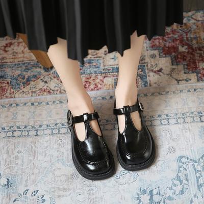 Ayakkabı Kadın İngiliz Stili Oxford Ayakkabılar Platform Alçak Topuklu Kadın Ayakkabıları Yeni Preppy Deri Creepers Retro Yaz Elbisesi R