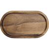 Seasons Wooden Glass Serving Tray