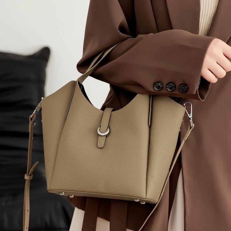 Cowhide bag women's genuine leather new leather women's bag tote bag women's large-capacity commuter handbag shoulder bag