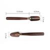 Retro Teaspoon Solid Wood Handle Coffee Scoops Durable Tea Spoon  KongFu Tea Ceremony