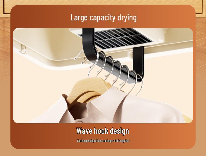 Portable Foldable Large Capacity Clothes Dryer with Quick Dry and Sterilization for Home or Dorm Use