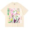 230 g/m² 100% Baumwolle Demon Slayer V102 Mitsuri Druck Unisex Schweres Baumwoll-T-Shirt