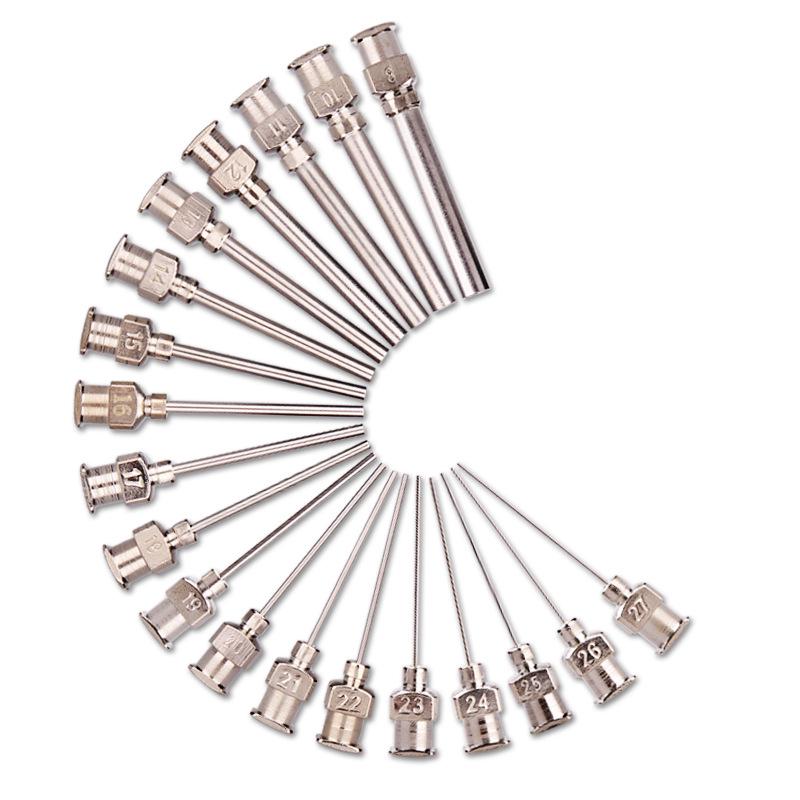 1-Inch Stainless Steel Dispensing Needle Tip, 25MM 304, for Epoxy Glue Coating Dispensers