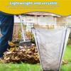 Leaf Bag Stand Metal Frame Garbage Bag Support Stand Versatile Outdoor Leaf Bag Holder Yard Trash Bag Holder for Trash Leaves