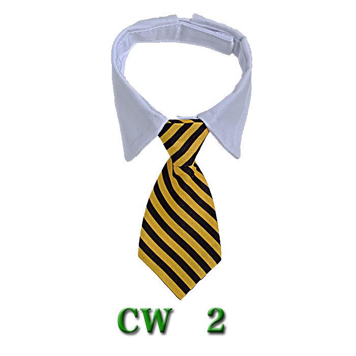 Striped Bow Tie Collar and Scarf for Dogs