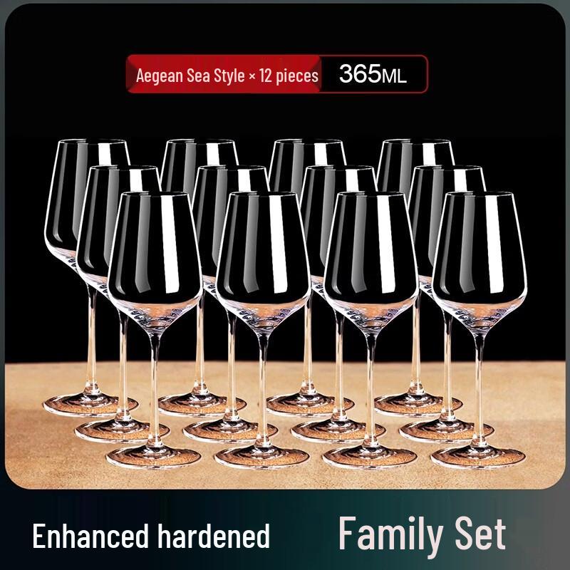 

ZISIZ European Style Handmade Red Wine Glass Set