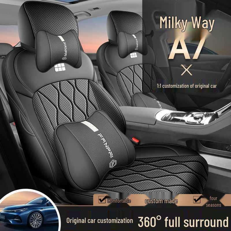 All-Season Seat Covers for 25 Geely Galaxy A7 Models, A7EM-i Cushion Modification