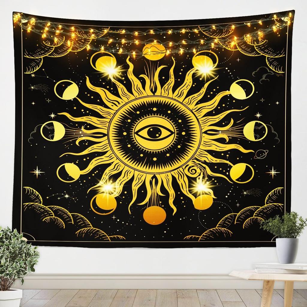 3D Skull Floral Wall Tapestry Rose Death Skull Tapestry, 3D Romantic Skeleton Tapestry For Bedroom Boho Gothic Hanging Wall Art