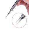 Stainless Steel Precision Tweezers Pointed Curved Tweezers Pinzas Forceps Phone Repair Tools