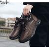 Winter New Cotton Shoes for Men Outdoor Thickened Waterproof and Velvet Leisure Warm Mountaineering Snow Boots for Men