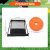 10 Flat Cone Markers for Sitting And Practicing Soccer.