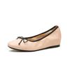 Gentle Temperament, Small Fragrant Style, New Egg Roll Shoes for Women with Soft Soles, Shallow Mouth, Round Head, Small Doudou Single Shoes