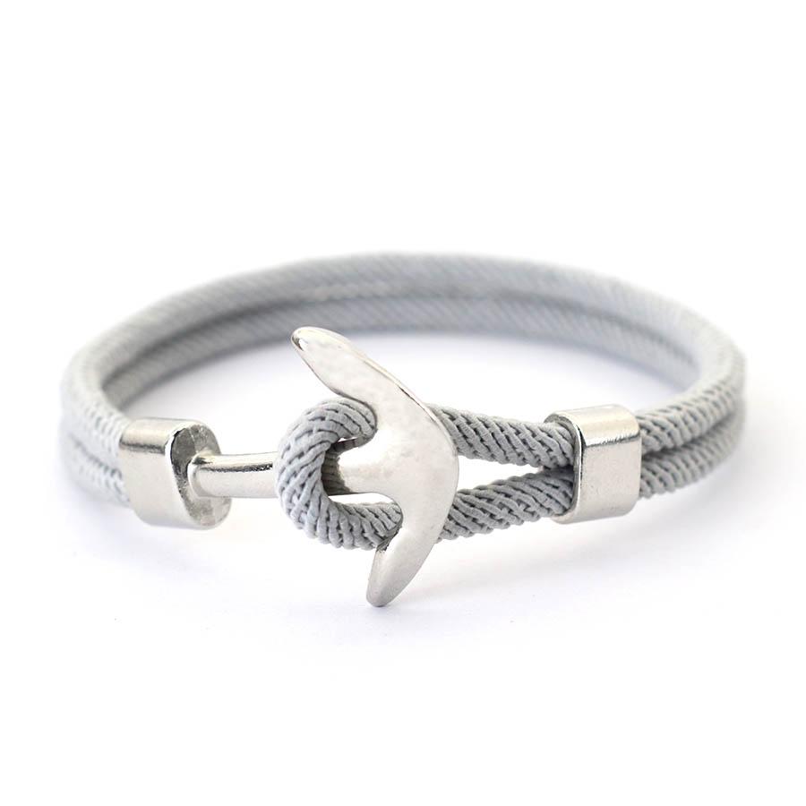 Nautical Anchor Bracelet Men Grade A 4mm Rope Surf Braclet Outdoor Cool Biker Accessories Pulseria Hombre Yoga Braslet