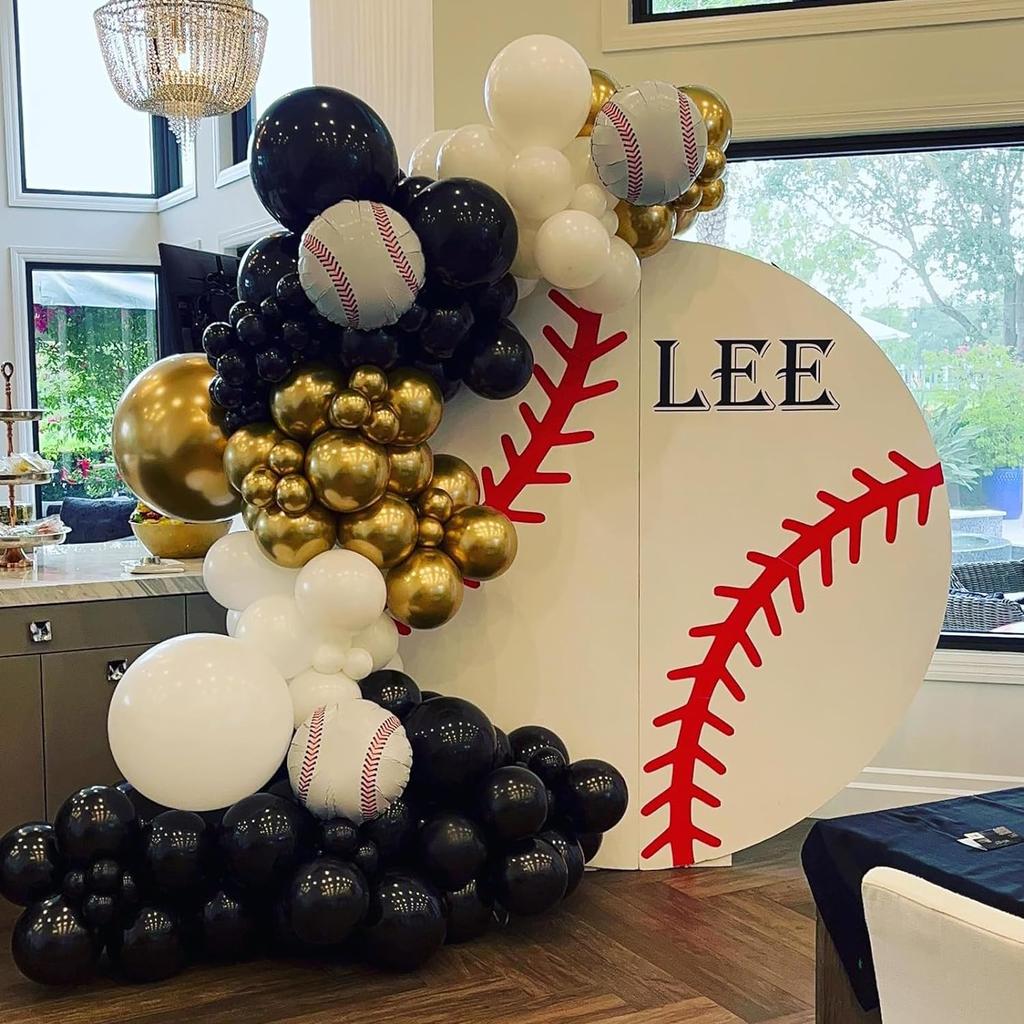 99PCS black and gold latex balloon set suitable for birthday parties, weddings, Valentine's Day party decorations
