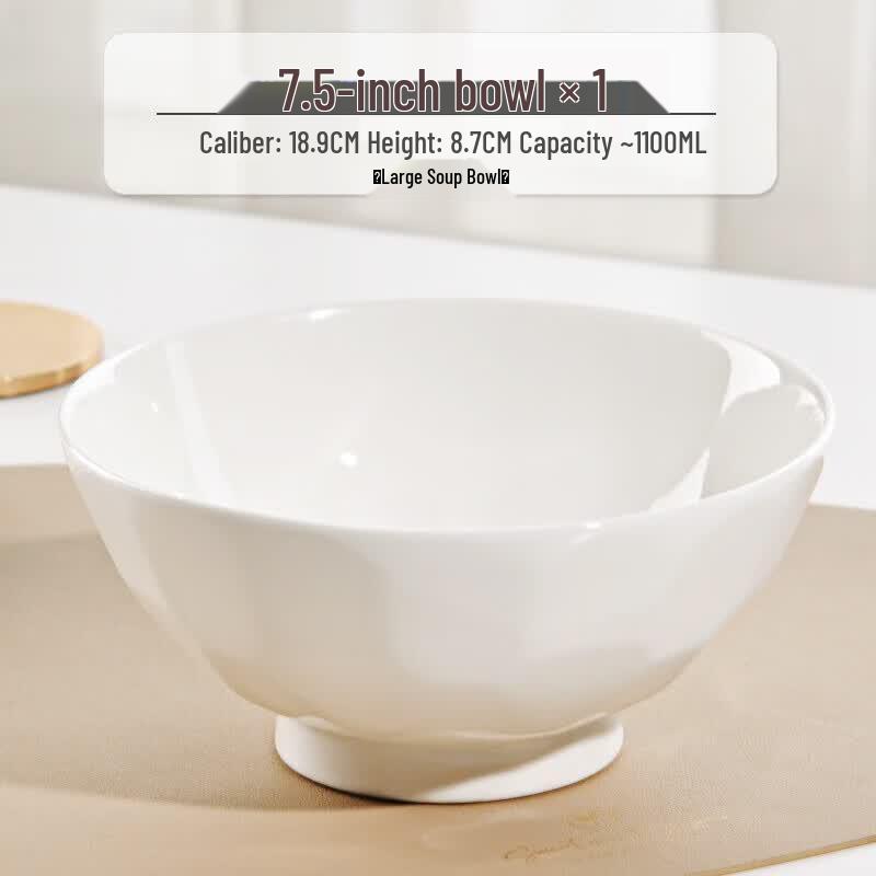 

Glazed Summer Korean Ceramic Noodle Bowl