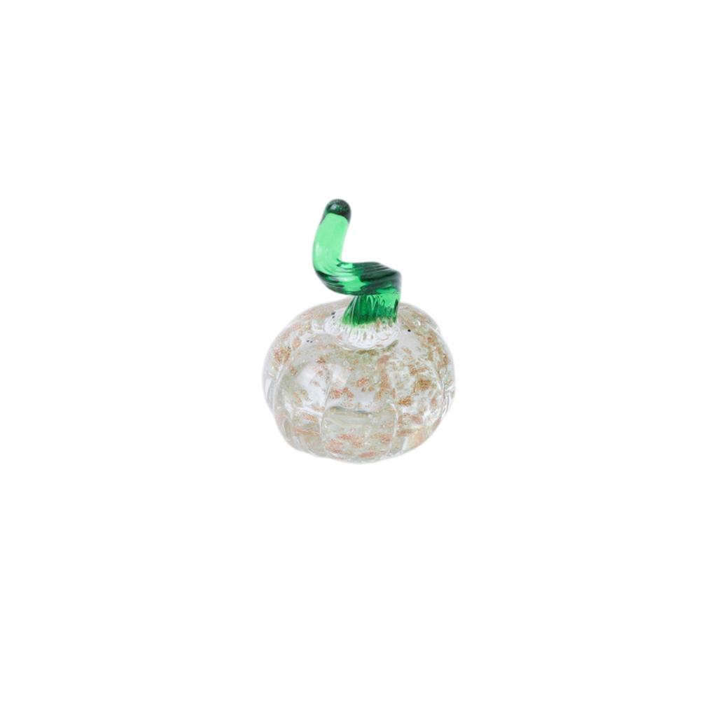 Pumpkin Shaped Desktop Glass Decoration, Living Room Desk, Home Decor, Colorful Pumpkin Spherical Glass Decoration
