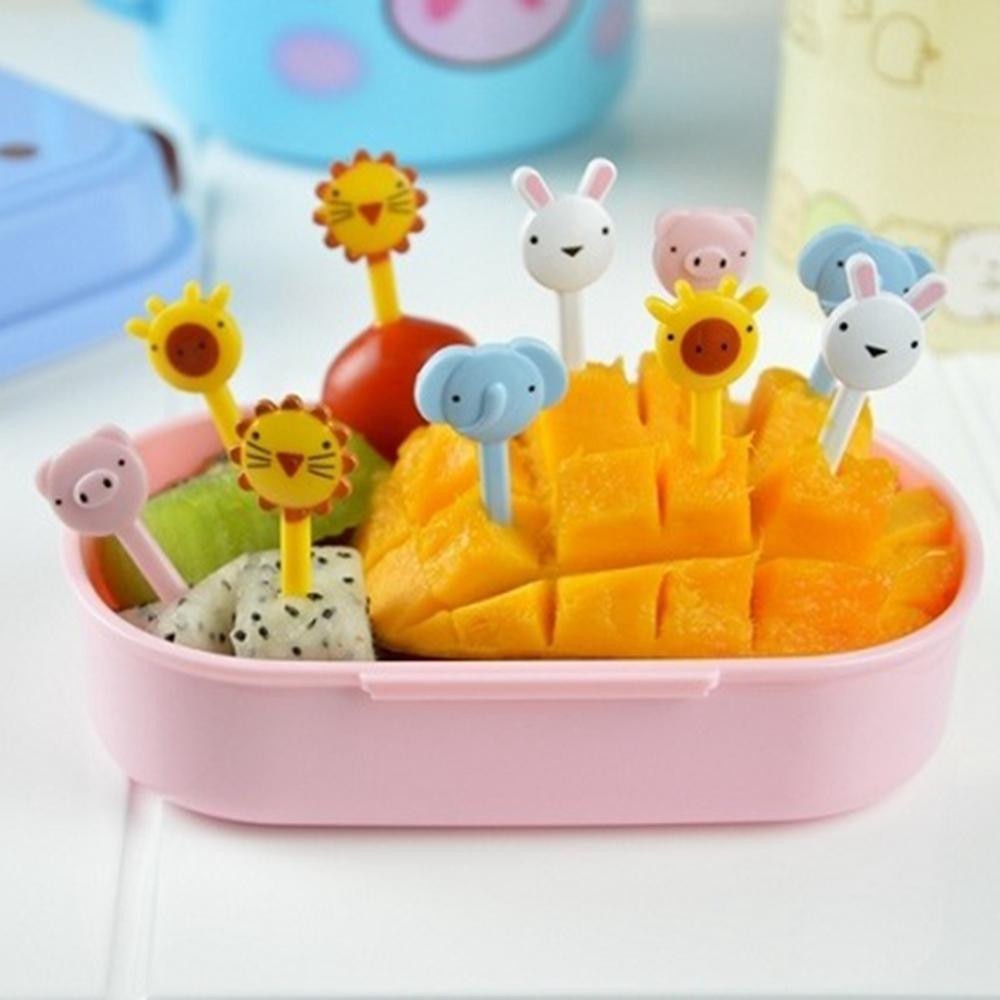 Animal Food Picks for Kids for Fruit Dessert Pastry Snacks 30 Pcs