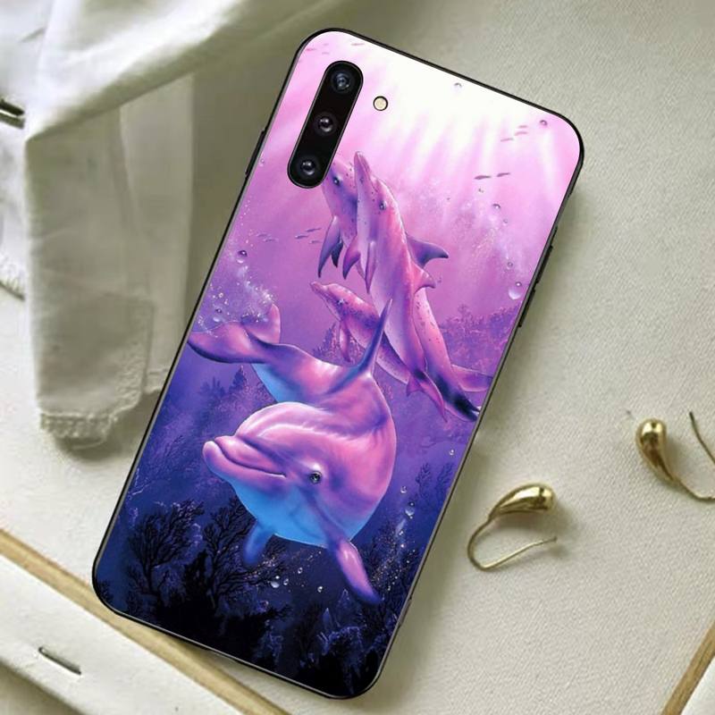 Etui na telefon Dolphin dla Samsung A51 A30s A52 A71 A12 dla Huawei Honor 10i dla OPPO vivo Y11 etui