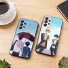 Sasaki And M-Miyano Phone Case For Samsung S25,S24,S21,S22,S23,S30,Ultra,S20,Plus,Fe,Soft Silicone Black Cover